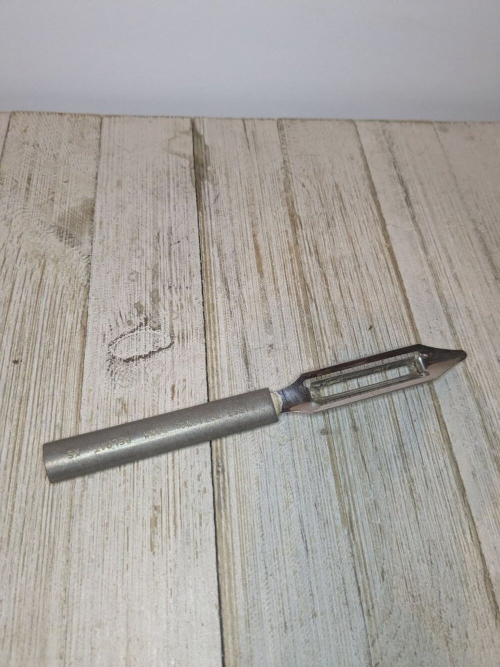 Rada Vegetable Peeler Peeling 7 1/4" Stainless Steel 3 3/4" Blade Advertising #4